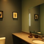 Spacious restroom